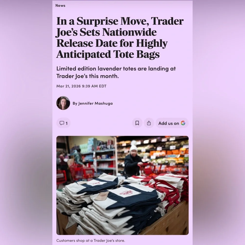 Trader JoeS **sold as